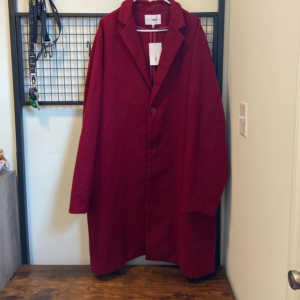 NWT | Fashion Nova men’s Chadwick car coat — 2XL